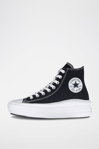 Sneakers montantes plateformes All Star Move - Noir