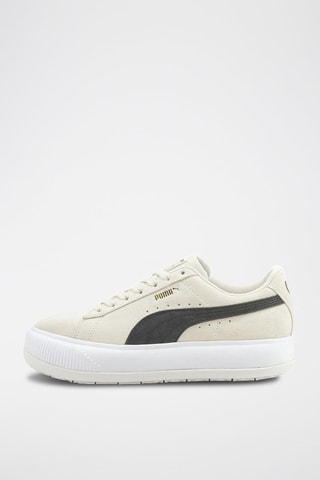 Sneakers en nubuck Suede Mayu-Ecru