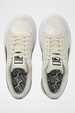 Sneakers en nubuck Suede Mayu-Ecru