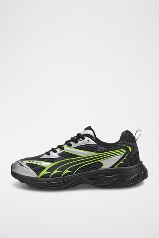 Baskets Morphic Athletic - Noir et vert fluo