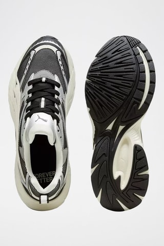 Baskets en nubuck Morphic Retro - Noir et gris clair