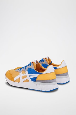 Sneakers Rebilac Runner Moutarde et bleu