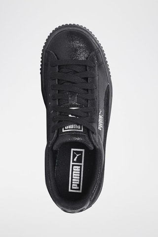 Sneakers en cuir Platform NS Noir