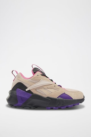 Sneakers Double Mix Trail Beige et violet