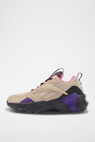 Sneakers Double Mix Trail Beige et violet