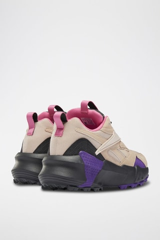 Sneakers Double Mix Trail Beige et violet