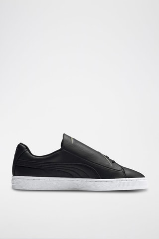 Sneakers en cuir Crush Emboss Noir