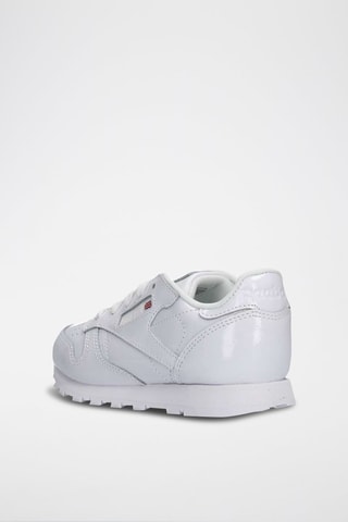 Sneakers en cuir Classic Leather Patent - Blanc