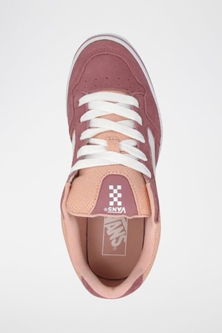 Baskets en nubuck Caldrone - Vieux rose