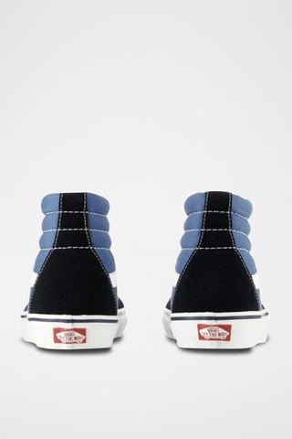 Sneakers montantes en nubuck SK8 High - Noir et bleu