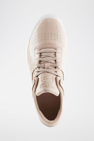 Sneakers en cuir verni Workout Lo Patent - Beige