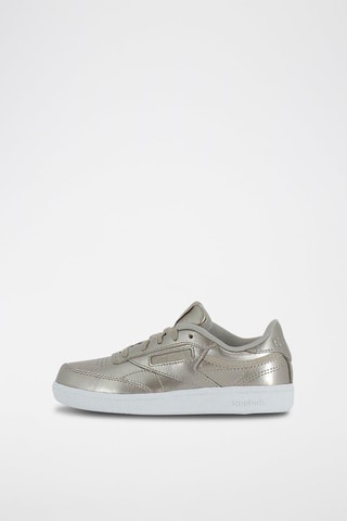 Sneakers en cuir Club C Argenté