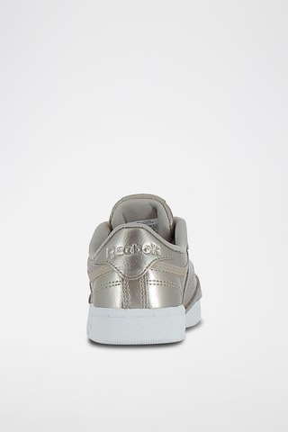 Sneakers en cuir Club C Argenté