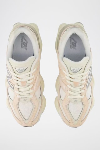 Baskets en cuir 9060 - Rose et blanc
