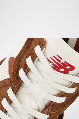 Baskets 327 en cuir - Marron et blanc