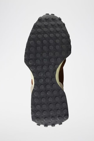 Baskets 327 en cuir - Marron et blanc