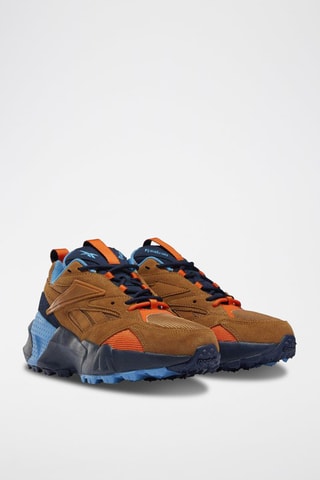 Sneakers Aztrek Double Mix Trail - Marron et bleu