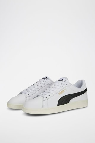 Baskets en cuir Smash3.0 L - Blanc