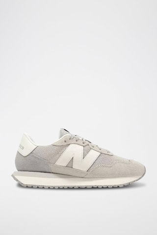 Baskets en nubuck MS237 - Gris clair
