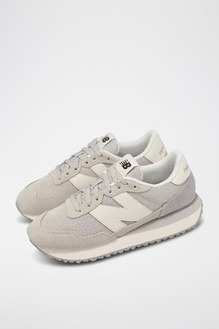 Baskets en nubuck MS237 - Gris clair