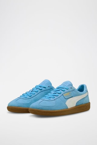 Baskets en nubuck Palermo - Bleu clair