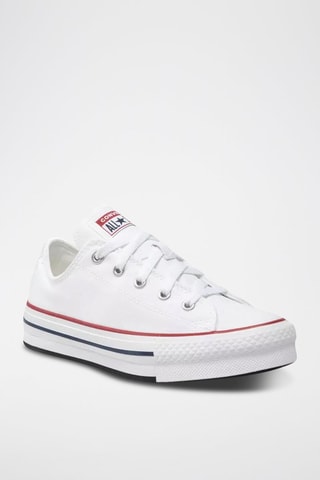 Baskets plateformes All Star Lift Ox Jr - Blanc