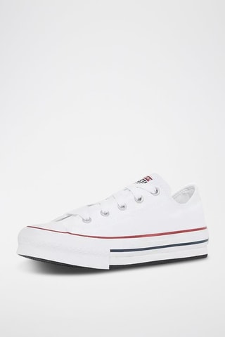 Baskets plateformes All Star Lift Ox Jr - Blanc