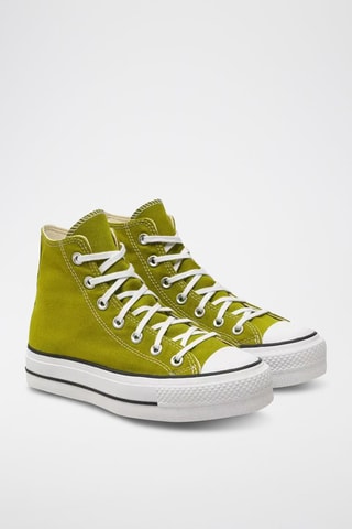 Baskets montantes plateformes HI - Kaki