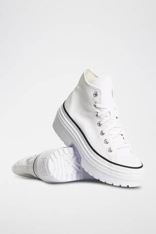 Baskets montantes plateformes All Star Lugged Heel - Blanc