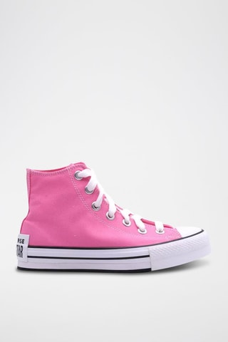Baskets montantes plateformes HI - Rose