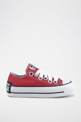 Baskets plateformes Ox All Star Lift - Rouge