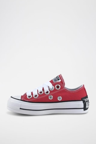 Baskets plateformes Ox All Star Lift - Rouge