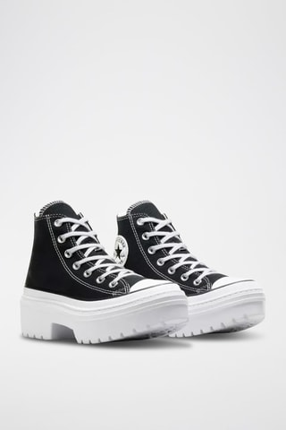 Baskets montantes plateformes All Star Lugged Heel - Noir