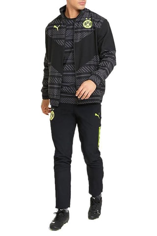 Pantalon de football Puma Borussia Dortmund Prematch Woven - Noir