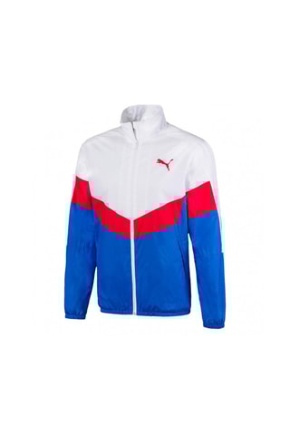 Veste de survêtement Iconic MCS   Blanc et bleu