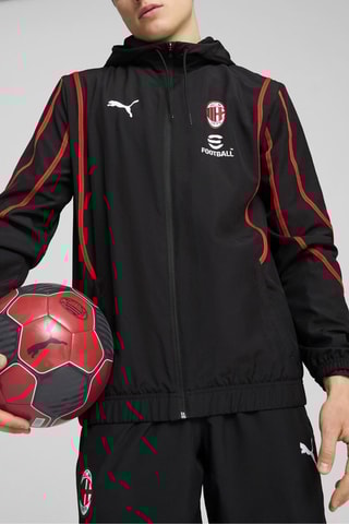Veste de survêtement Pre-Match Milan AC 2024/25 - Noir