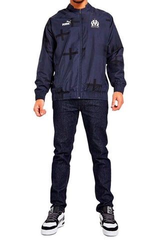 Veste de survêtement Pré-match OM - Bleu marine