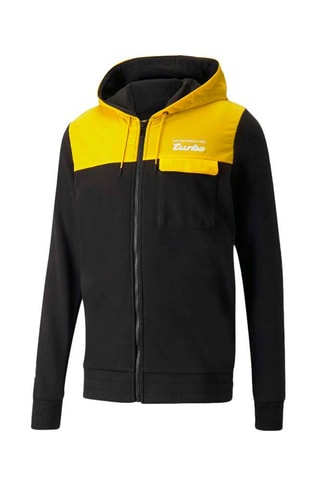 Veste à capuche Porsche Legacy - 
Noir et jaune