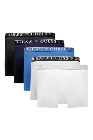 5 boxers - Blanc, noir et bleu