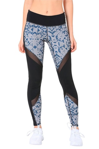 Legging Clash Tight Noir et bleu