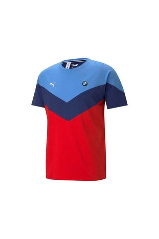 T-shirt Motorsport - Ciel et rouge