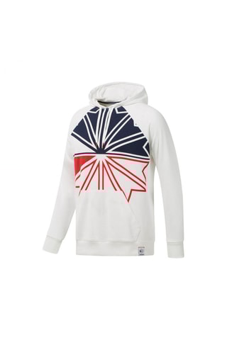 Sweat à capuche AC Blanc