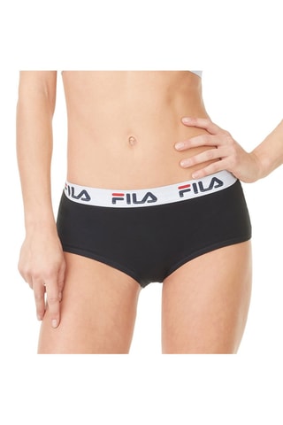 3 shortys Blanc, gris chiné et noir - Fila