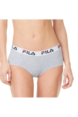 3 shortys Blanc, gris chiné et noir - Fila