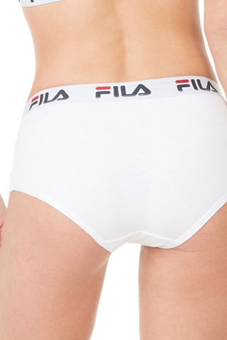 3 shortys Blanc, gris chiné et noir - Fila