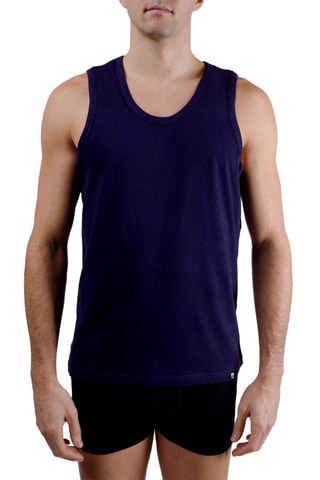 Débardeur de pyjama - Bleu marine - Pierre Cardin
