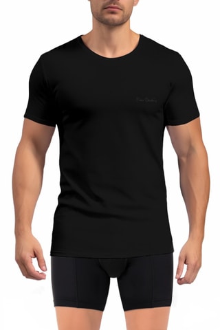 T-shirt de pyjama - Noir - Pierre Cardin