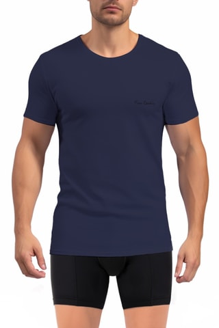 T-shirt de pyjama - Bleu marine - Pierre Cardin