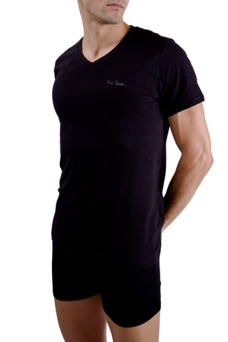 T-shirt de pyjama - Noir - Pierre Cardin