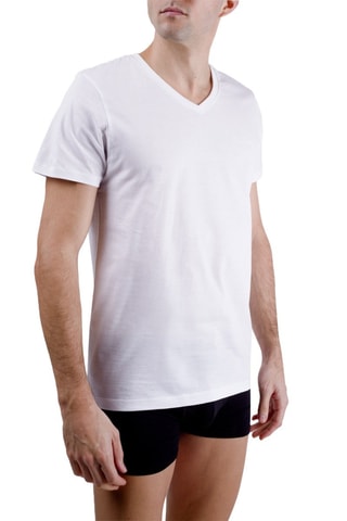 T-shirt de pyjama - Blanc - Pierre Cardin